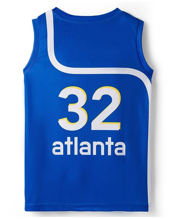 Pine Active Knit Sleeveless T-Shirt With Number Print - Navy Blue
