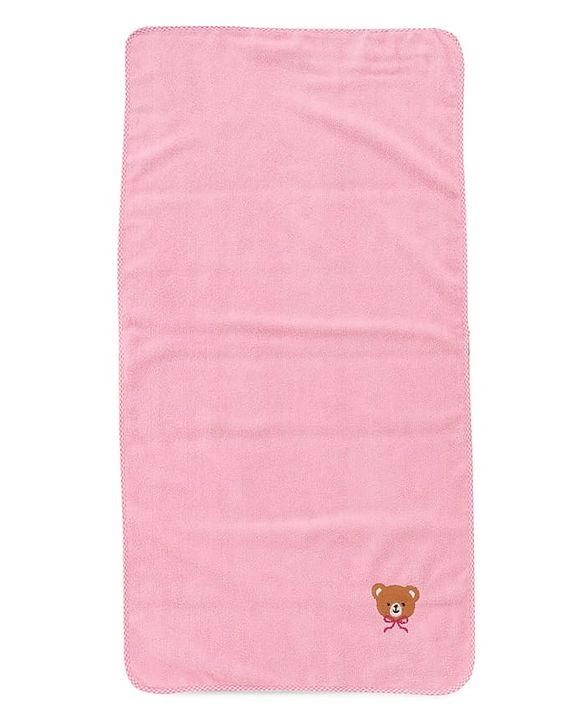 Babyhug Knit Towel with Tiger Embroidery L 95 x B 50.5 cm - Light Blue