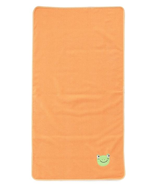 Babyhug Knit Towel with Tiger Embroidery L 95 x B 50.5 cm - Light Blue
