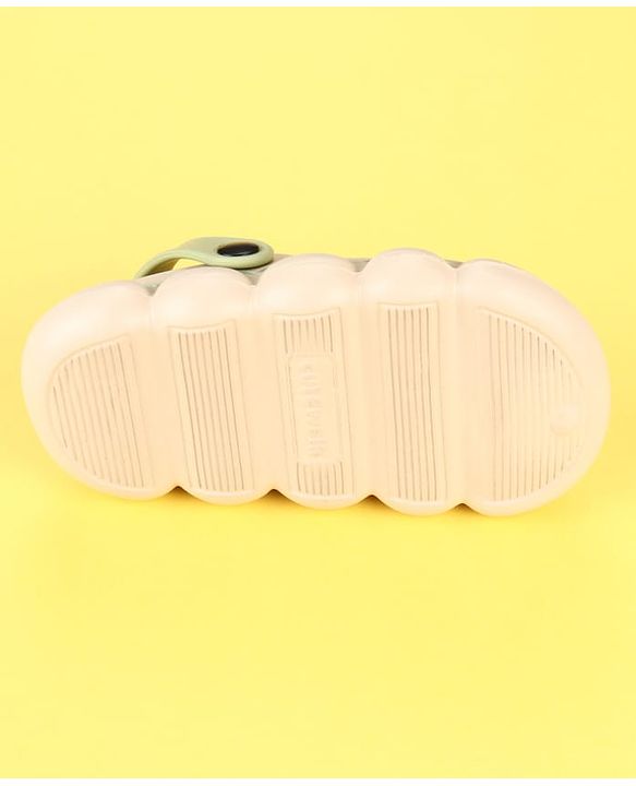Cute Walk by Babyhug Clogs with Gaming Controller Applique - Beige