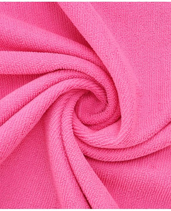 Babyhug Terry Knit Microfiber Hooded Towel with Bunny Embroidery & Applique L 75 x B 70 cm - Pink
