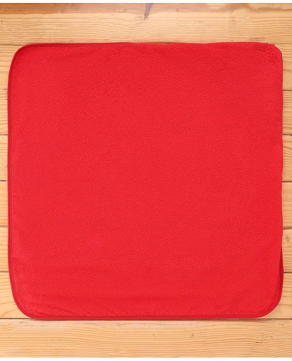 BABYHUG TERRY Knit Hooded Towel With Dog Patch L 71.5 cm x B 70.5 cm - Red