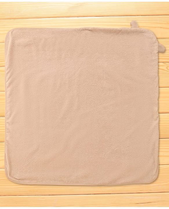 Babyhug Terry Knit Hooded Towel With Koala Design L 67 x B 72 cm - Tan