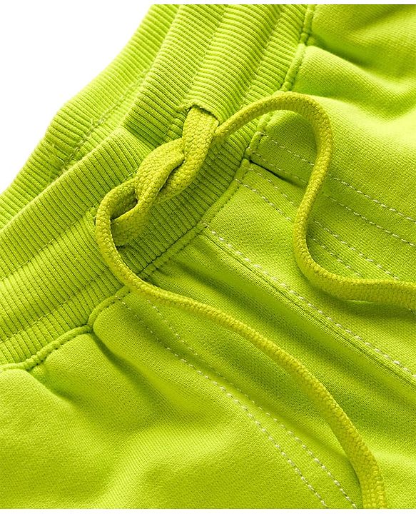 Pine Kids Knit Full Length Solid Lounge Pant - Lime Green