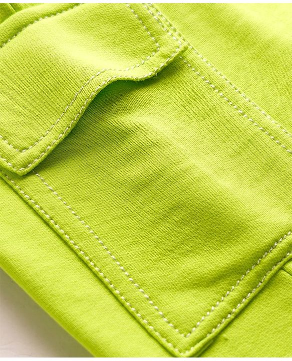 Pine Kids Knit Full Length Solid Lounge Pant - Lime Green