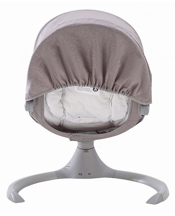 Babyhug Electric Rocker with Mosquito Net - Blue| Baby Swing Cradle with Remote| 6 Speed Levels| Safety Harness| Built-in Music with Volume Control| Off Timer| Silent Operation| Remote Control
