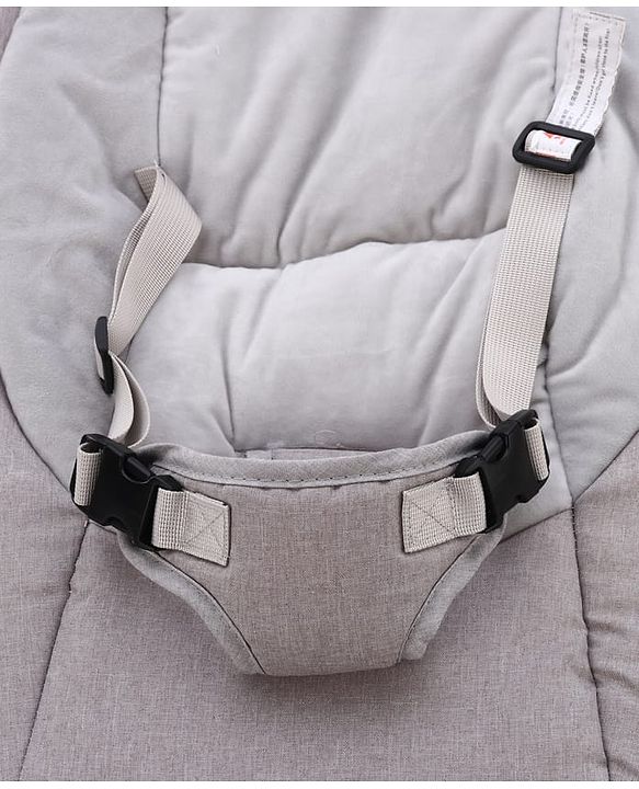 Babyhug Electric Rocker with Mosquito Net - Blue| Baby Swing Cradle with Remote| 6 Speed Levels| Safety Harness| Built-in Music with Volume Control| Off Timer| Silent Operation| Remote Control