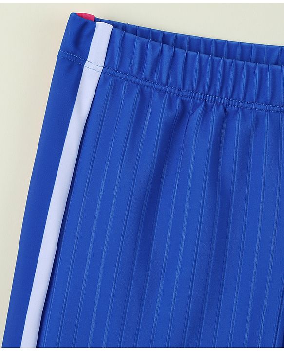 Pine Active Solid Swimming Trunk With Cap - Blue