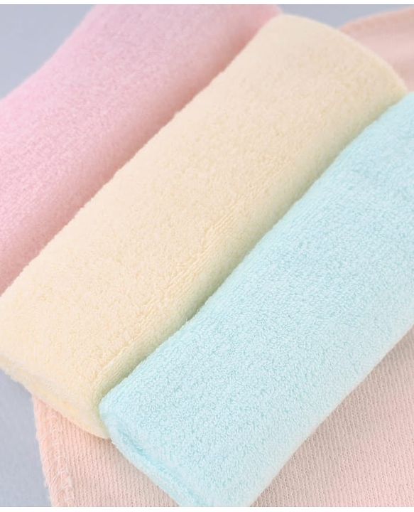 Babyhug Terry Knit Hand & Face  Towel Pack Of 6 L 24 x B 24 cm - Multicolour