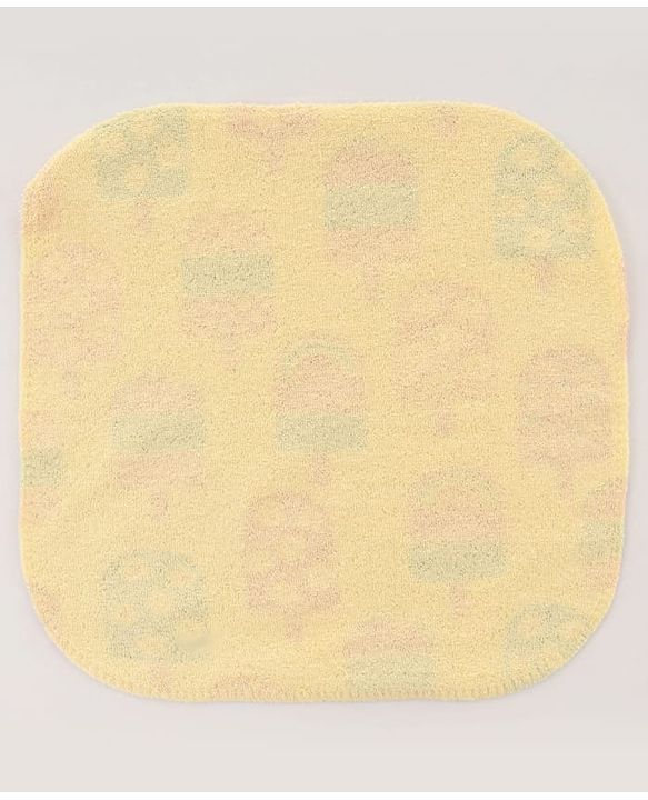 Babyhug Terry Knit Face & Hand Towel With Floral Print Pack Of 6 L 24 x B 24 cm- Multicolour
