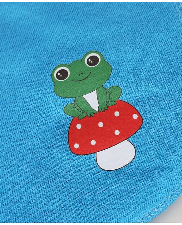 Babyhug Terry Knit Hand & Face Towel Set With Animal Design Pack Of 6 L 24 x B 24 cm - Multicolour