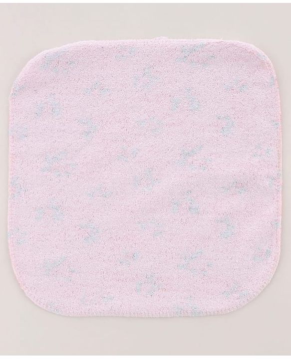 Babyhug Terry Knit Hand & Face Towel With Polka Dot Print Pack Of 6 L 24 x B 24 cm - Multicolour