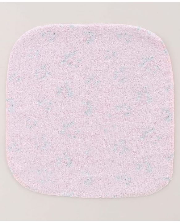 Babyhug Terry Knit Hand & Face Towel With Polka Dot Print Pack Of 6 L 24 x B 24 cm - Multicolour