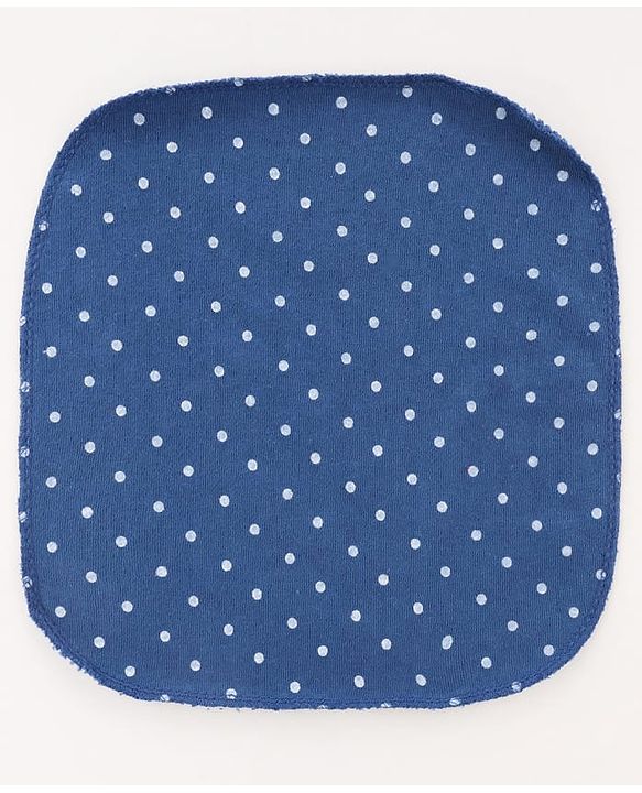 Babyhug Terry Knit Hand & Face Towel With Polka Dot Print Pack Of 6 L 24 x B 24 cm - Multicolour