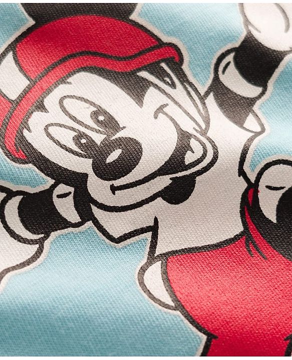 Babyhug Disney 100% Cotton Knit Half Sleeves T-Shirts With Mickey & Friends Graphic Pack of 2 - Multicolour