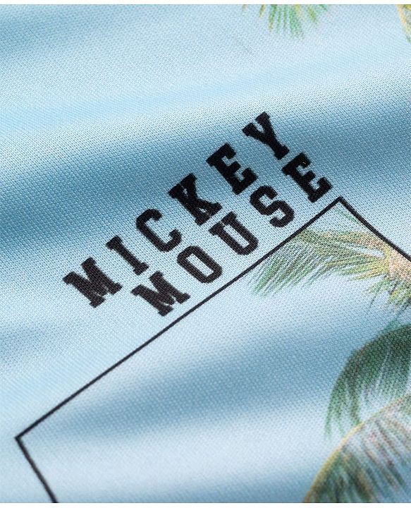 Pine Kids Disney Single Jersey Knit Sleeveless Tank T-Shirt with Mickey Mouse Graphic - Multicolor