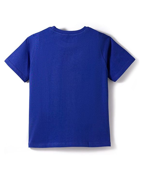 Pine Kids Disney Single Jersey Knit Half Sleeves T-Shirt With Lion King Graphics - Blue