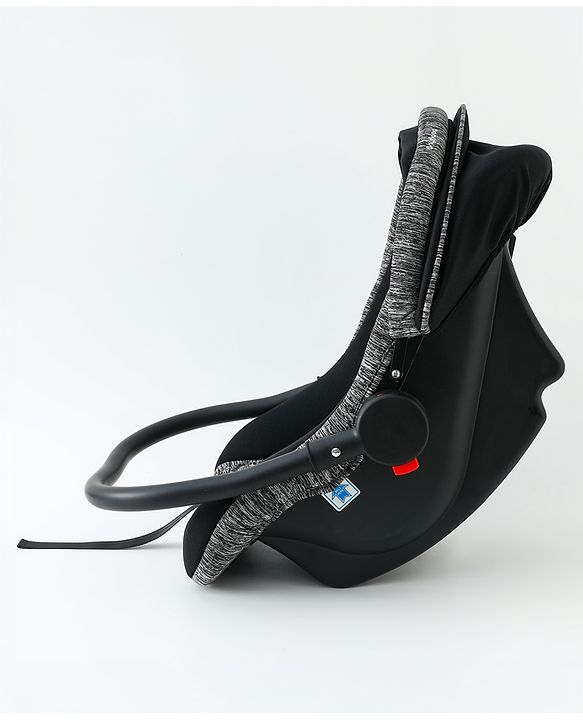 Babyhug Cloud Cradle 3-in-1 Baby Carry Cot  Black| Rocker & Baby Seat| Safety Harness| Adjustable Canopy| Lightweight Portable Design| Removable & Washable Cover| 015 Months