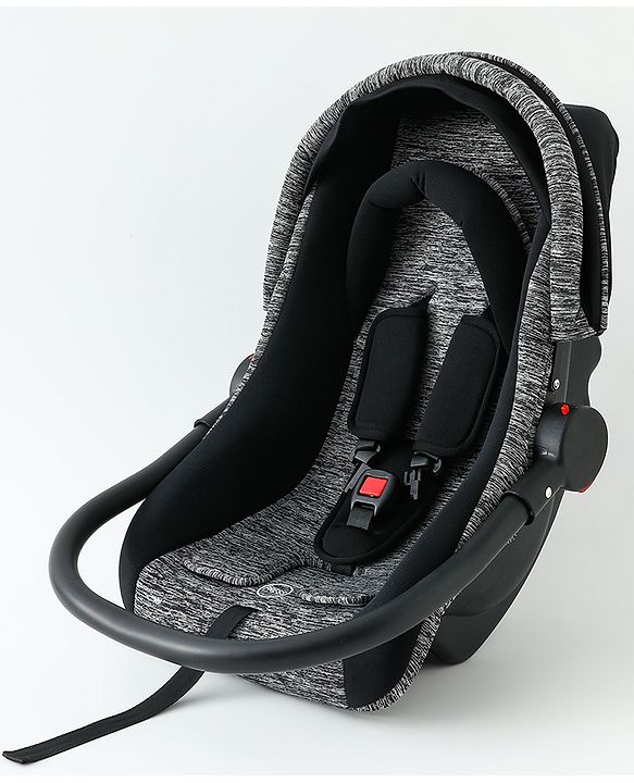 Babyhug Cloud Cradle 3-in-1 Baby Carry Cot  Black| Rocker & Baby Seat| Safety Harness| Adjustable Canopy| Lightweight Portable Design| Removable & Washable Cover| 015 Months