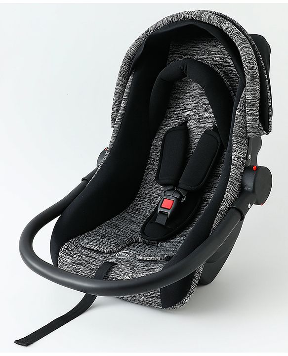 Babyhug Cloud Cradle 3-in-1 Baby Carry Cot  Black| Rocker & Baby Seat| Safety Harness| Adjustable Canopy| Lightweight Portable Design| Removable & Washable Cover| 015 Months