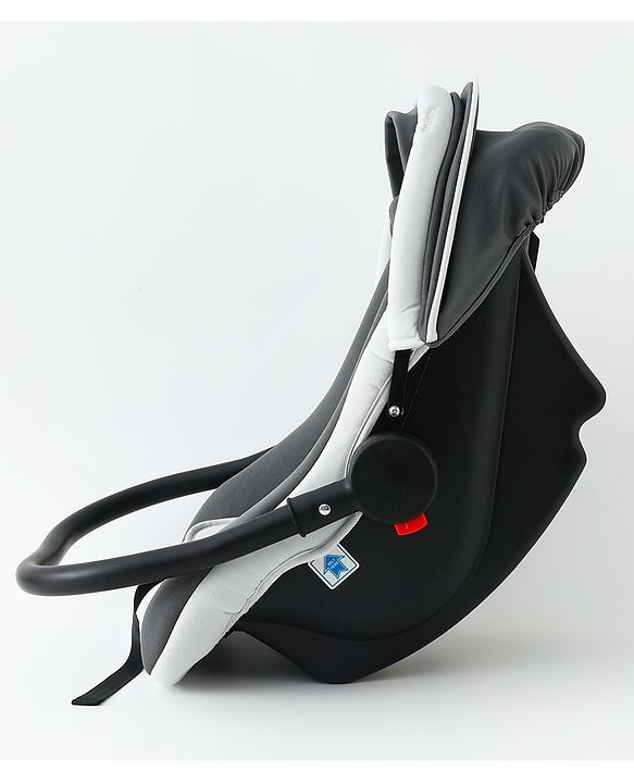 Babyhug Cloud Cradle 3-in-1 Baby Carry Cot  White Grey| Rocker & Baby Seat| Safety Harness| Adjustable Canopy| Lightweight Portable Design| Removable & Washable Cover| 015 Months