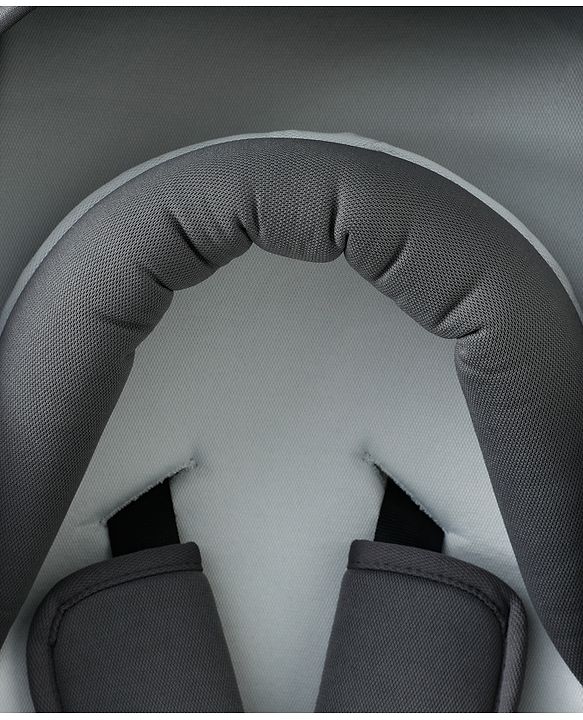 Babyhug Cloud Cradle 3-in-1 Baby Carry Cot  White Grey| Rocker & Baby Seat| Safety Harness| Adjustable Canopy| Lightweight Portable Design| Removable & Washable Cover| 015 Months