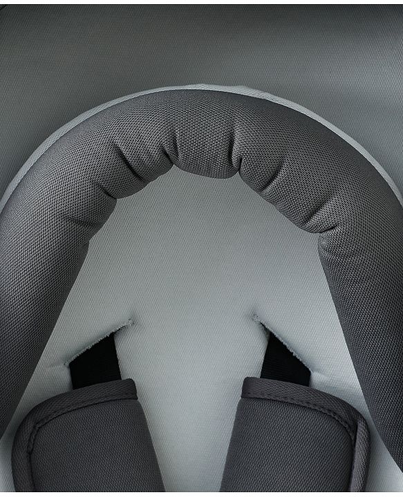 Babyhug Cloud Cradle 3-in-1 Baby Carry Cot  White Grey| Rocker & Baby Seat| Safety Harness| Adjustable Canopy| Lightweight Portable Design| Removable & Washable Cover| 015 Months