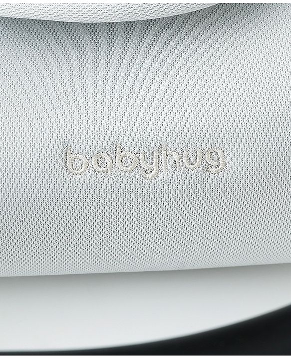 Babyhug Cloud Cradle 3-in-1 Baby Carry Cot  White Grey| Rocker & Baby Seat| Safety Harness| Adjustable Canopy| Lightweight Portable Design| Removable & Washable Cover| 015 Months