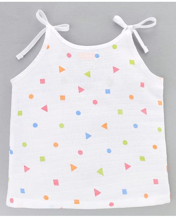 Babyhug 100% Cotton Baby Gift Set Pack of 9 - White