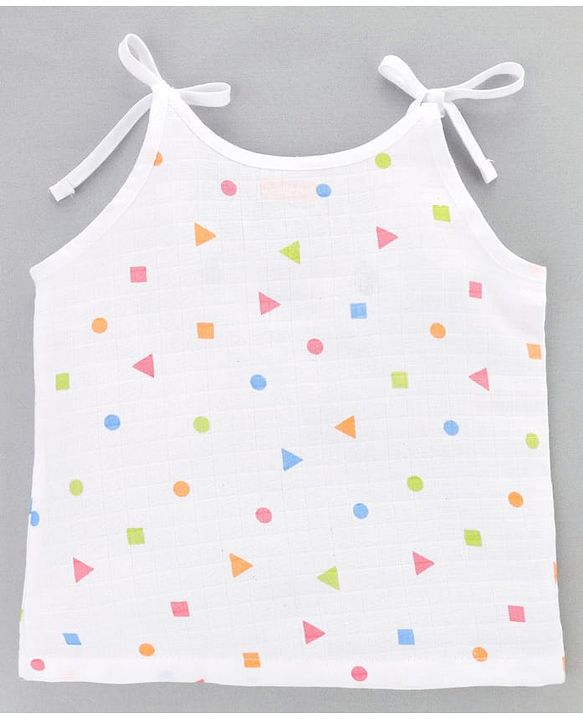Babyhug 100% Cotton Baby Gift Set Pack of 9 - White