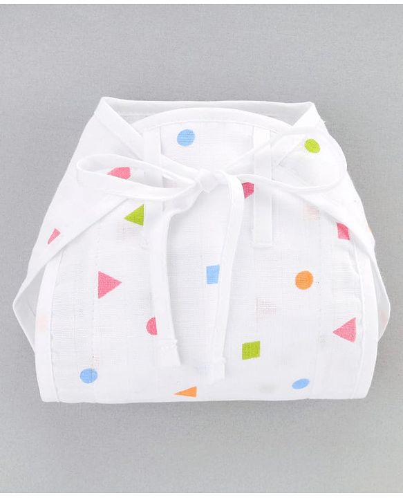 Babyhug 100% Cotton Baby Gift Set Pack of 9 - White
