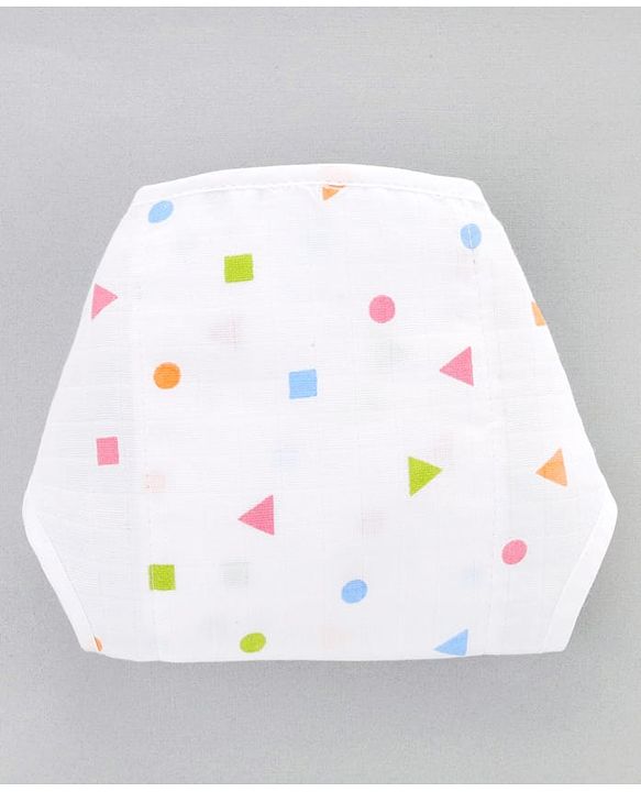 Babyhug 100% Cotton Baby Gift Set Pack of 9 - White