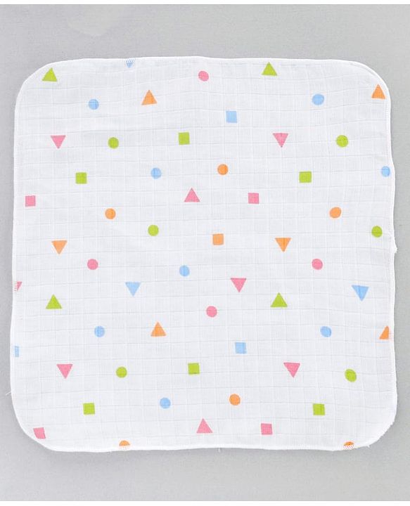 Babyhug 100% Cotton Baby Gift Set Pack of 9 - White