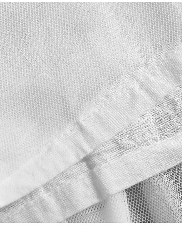 Babyhug 100% Cotton Woven Sleeveless Embroidered Frock With Headband - White
