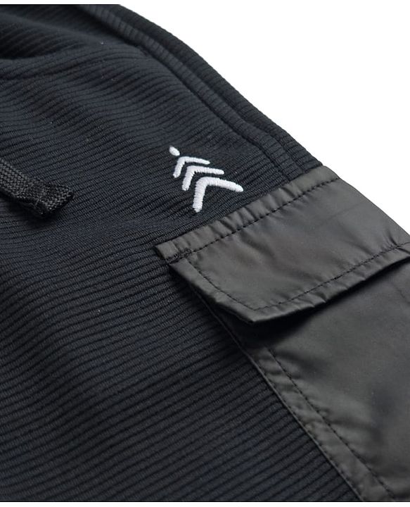 Pine Kids Looper Knit Solid Shorts - Black