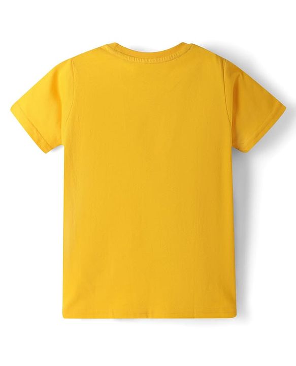 Pine Kids Cotton Knit T-Shirts Graphic Print Round Neck Half Sleeves Multi Colors 5-6 Years Pack of 5