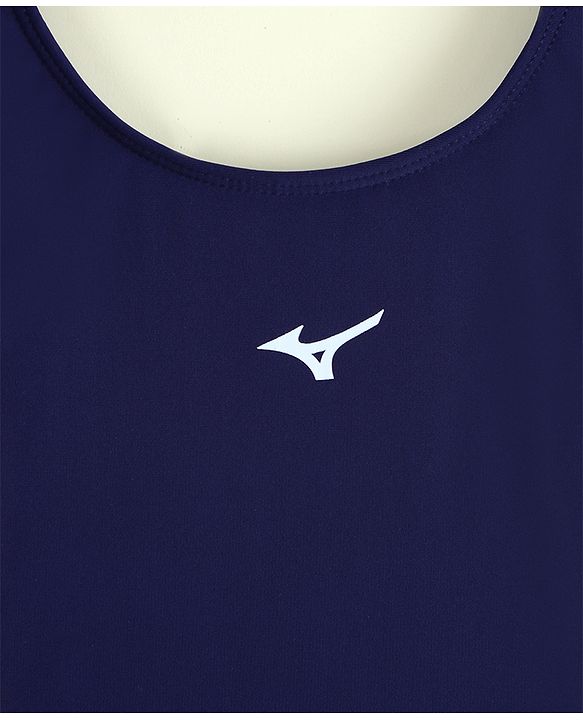 Pine Active Sleeveless Cut N Sew  Legged Swimsuit - Navy Blue