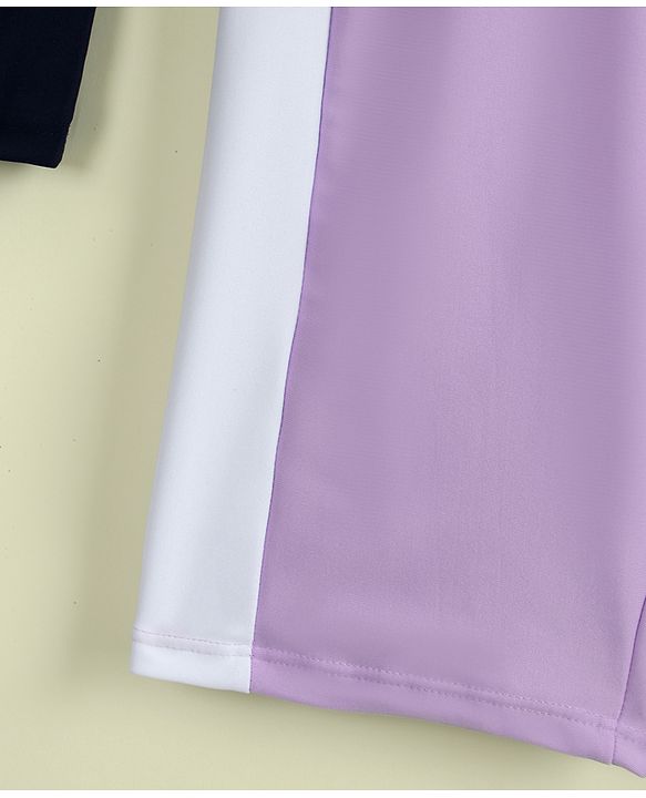 Pine Active Full Raglan Sleeves Legged Swimsuit - Purple