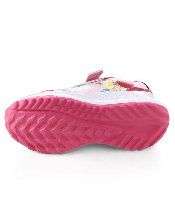 Pine Kids Disney Velcro Closure Sneakers with Ariel Graphic - Pink