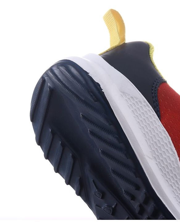 Pine Kids Marvel Velcro Closure Sneakers with Patch Detailing - Red & Blue