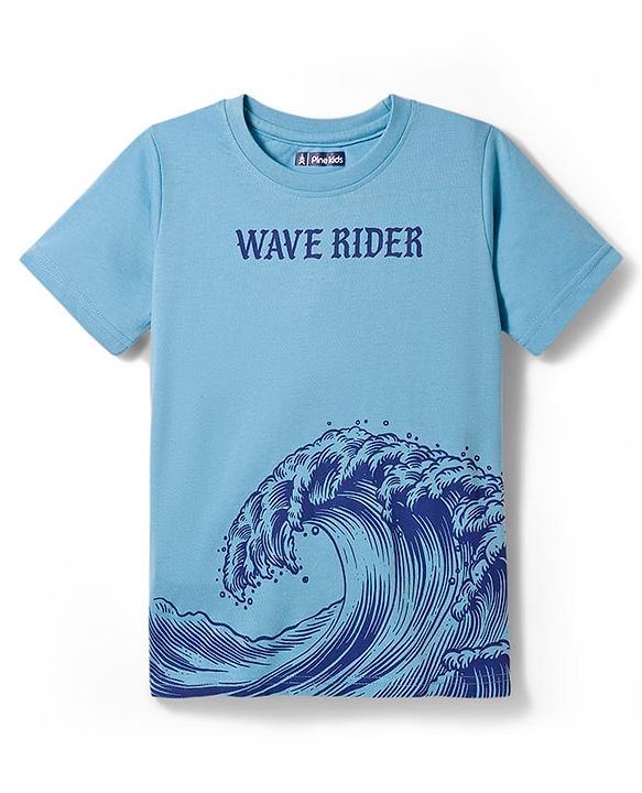 Pine Kids Cotton Knit T-Shirts Half Sleeves Printed Multi Colors Pack of 3 5-6 Years
