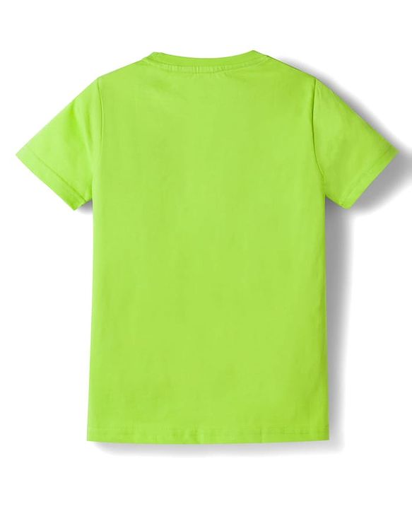 Pine Kids Cotton Knit Half Sleeves T-Shirts with Text Print Pack of 3 - Multicolor