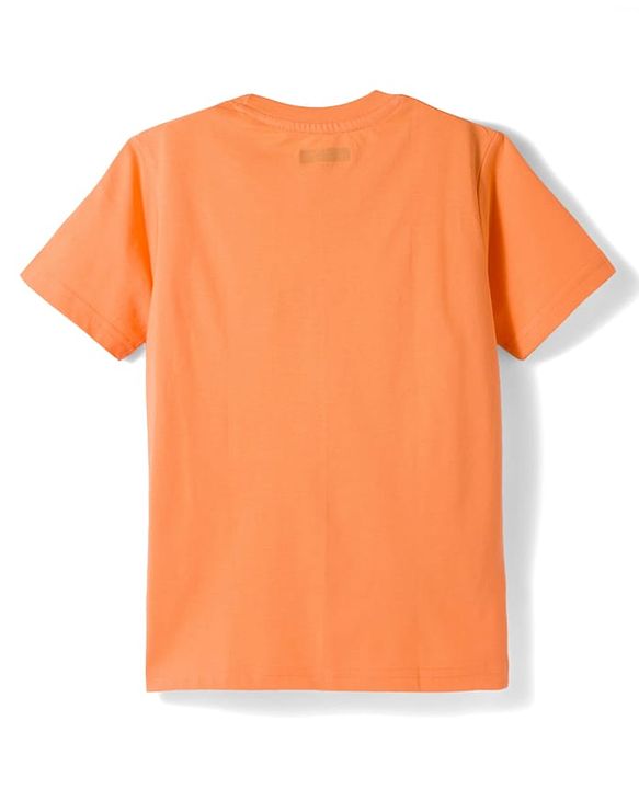 Pine Kids Cotton Knit Half Sleeves T-Shirts with Tiger & Tree Print Pack of 3 - Multicolour