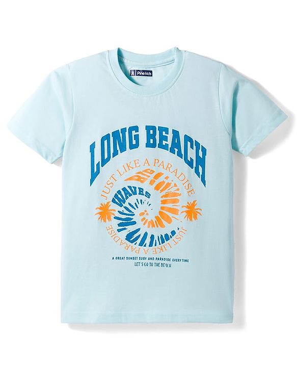 Pine Kids Cotton Knit Half Sleeves Printed T-Shirts Pack of 5 - Multicolor