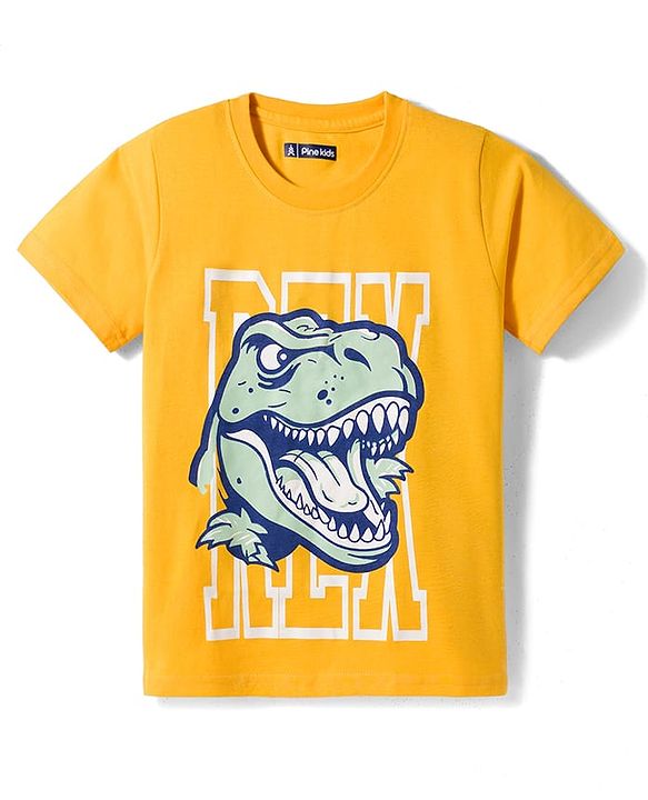 Pine Kids Cotton Knit Half Sleeves Printed T-Shirts Pack of 5 - Multicolor