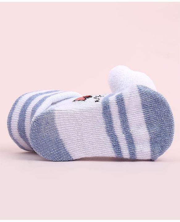 Cute Walk by Babyhug Socks Shoes With Animal Applique - Multicolor