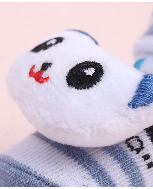 Cute Walk by Babyhug Socks Shoes With Animal Applique - Multicolor