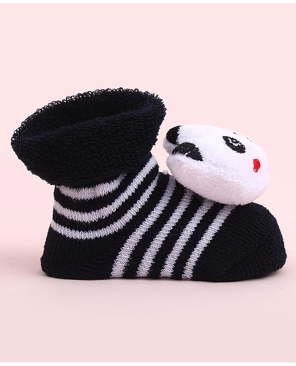 Cute Walk by Babyhug Socks Shoes With Animal Applique - Multicolor