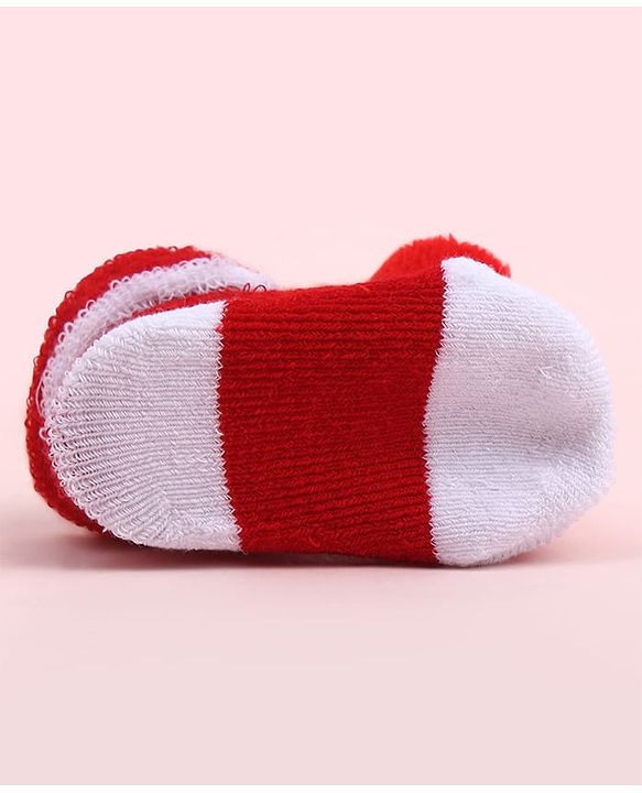 Cute Walk by Babyhug Socks Shoes With Bird Applique - Multicolor