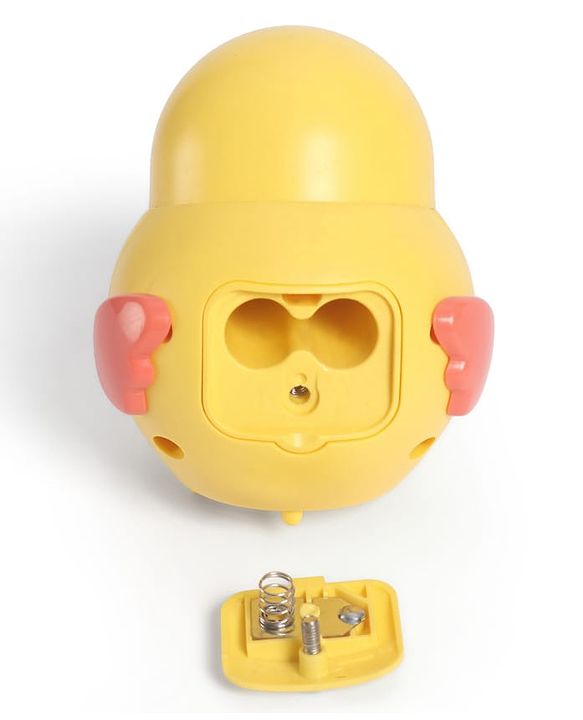 Babyhug Magnetic Crawling Duck Toy Set - Yellow| Music & LED Lights| Dancing Mother Duck| Visual & Auditory Development| Battery Operated| Encourages Crawling| BIS Certified| Gifting Option for 6M+
